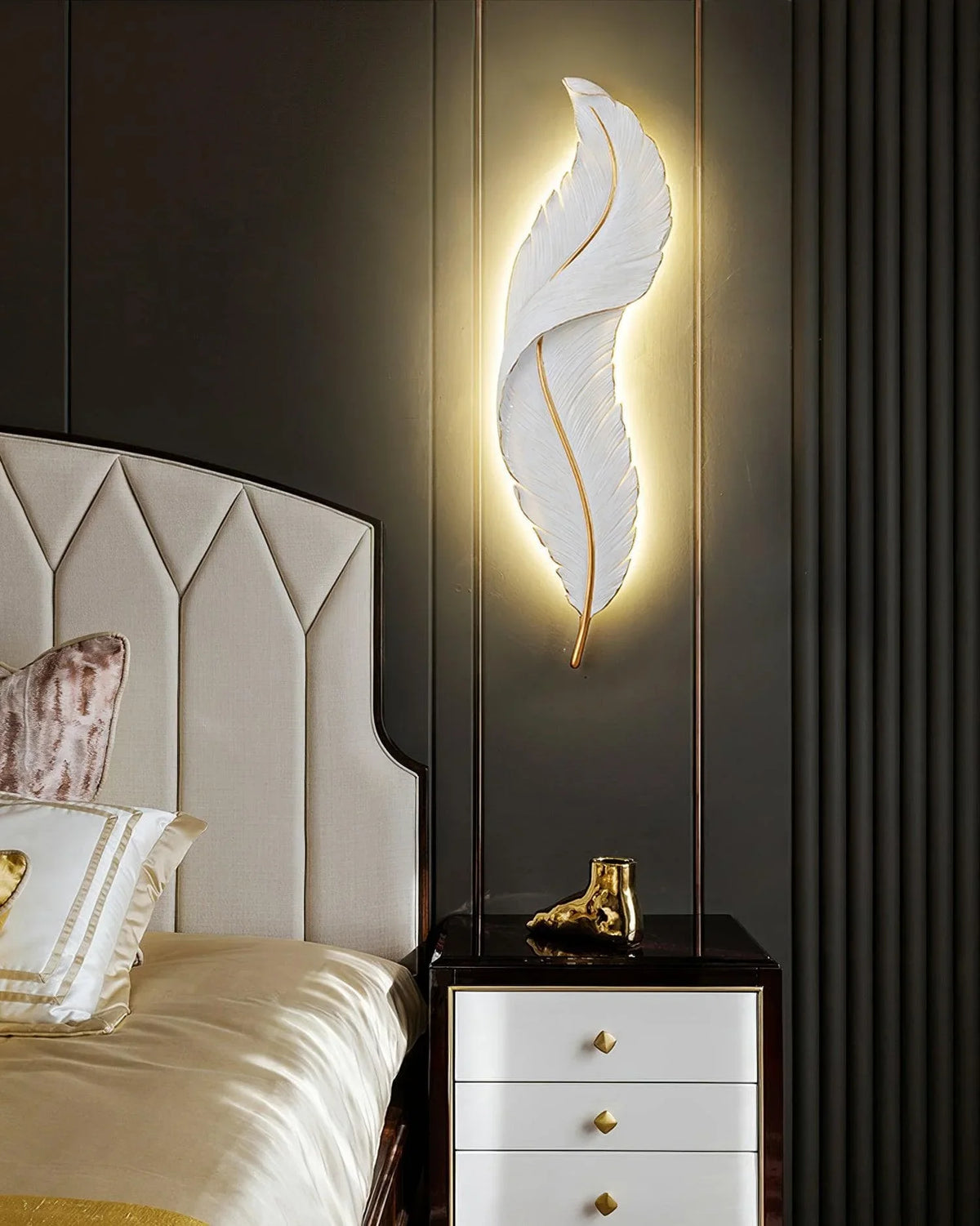 Metavaya Wall lamp Feather Wall Lamp Feather Wall Lamp|Design Style
