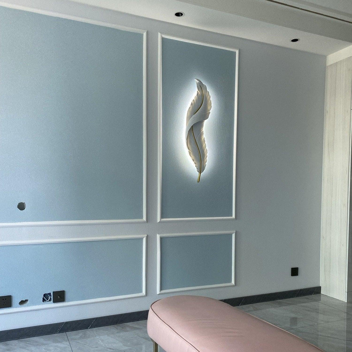 Metavaya Wall lamp Feather Wall Lamp Feather Wall Lamp|Design Style