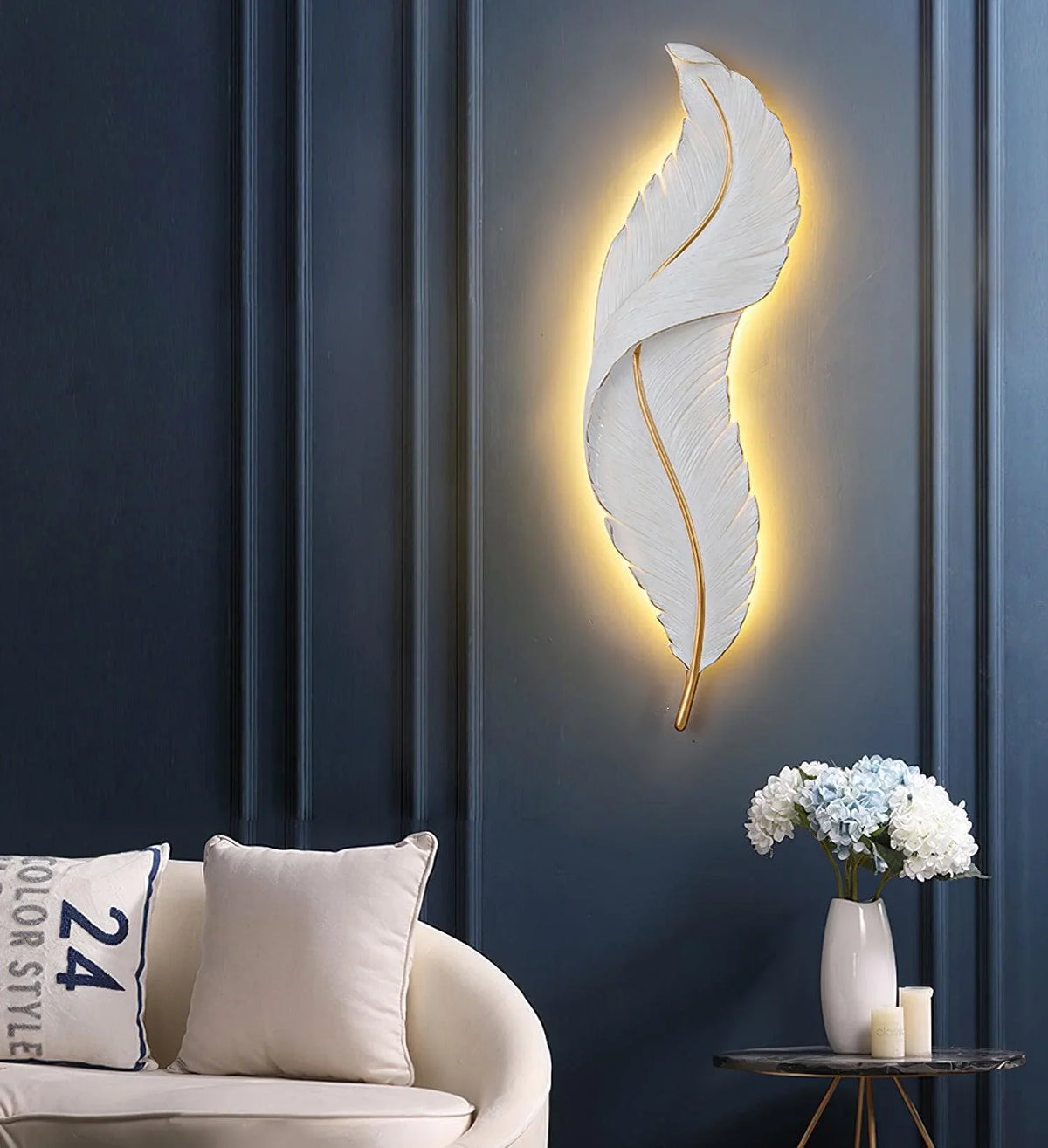 Metavaya Wall lamp Feather Wall Lamp Feather Wall Lamp|Design Style
