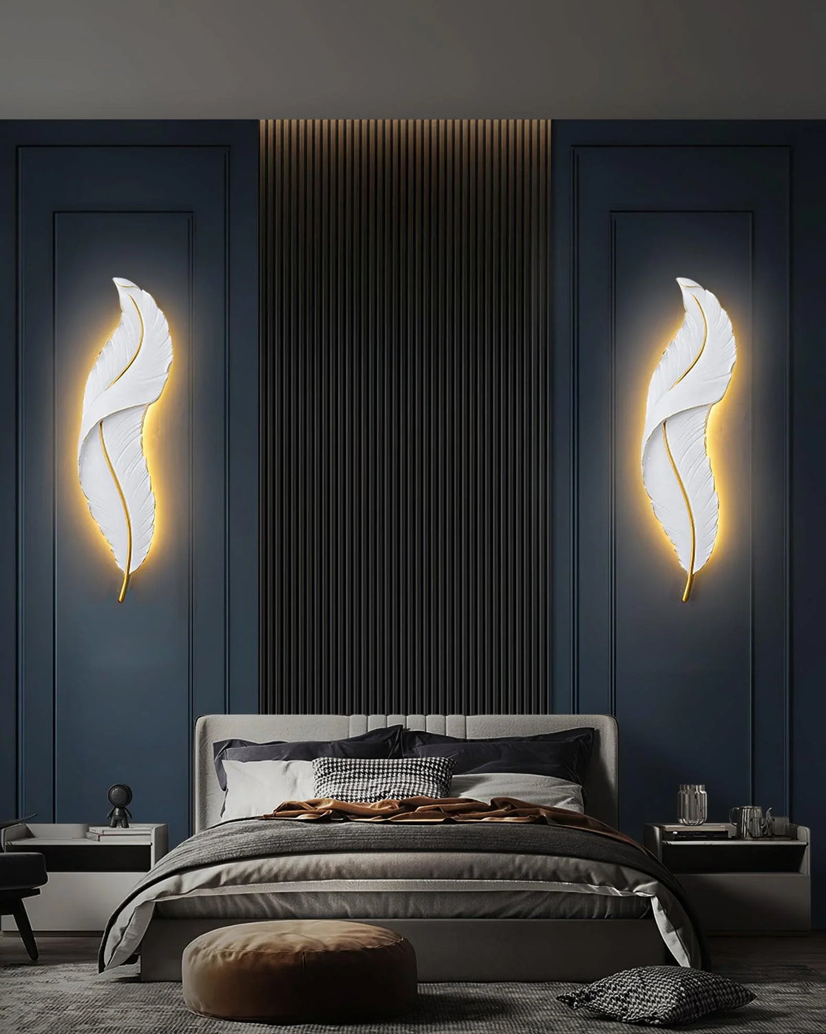 Metavaya Wall lamp Feather Wall Lamp Feather Wall Lamp|Design Style