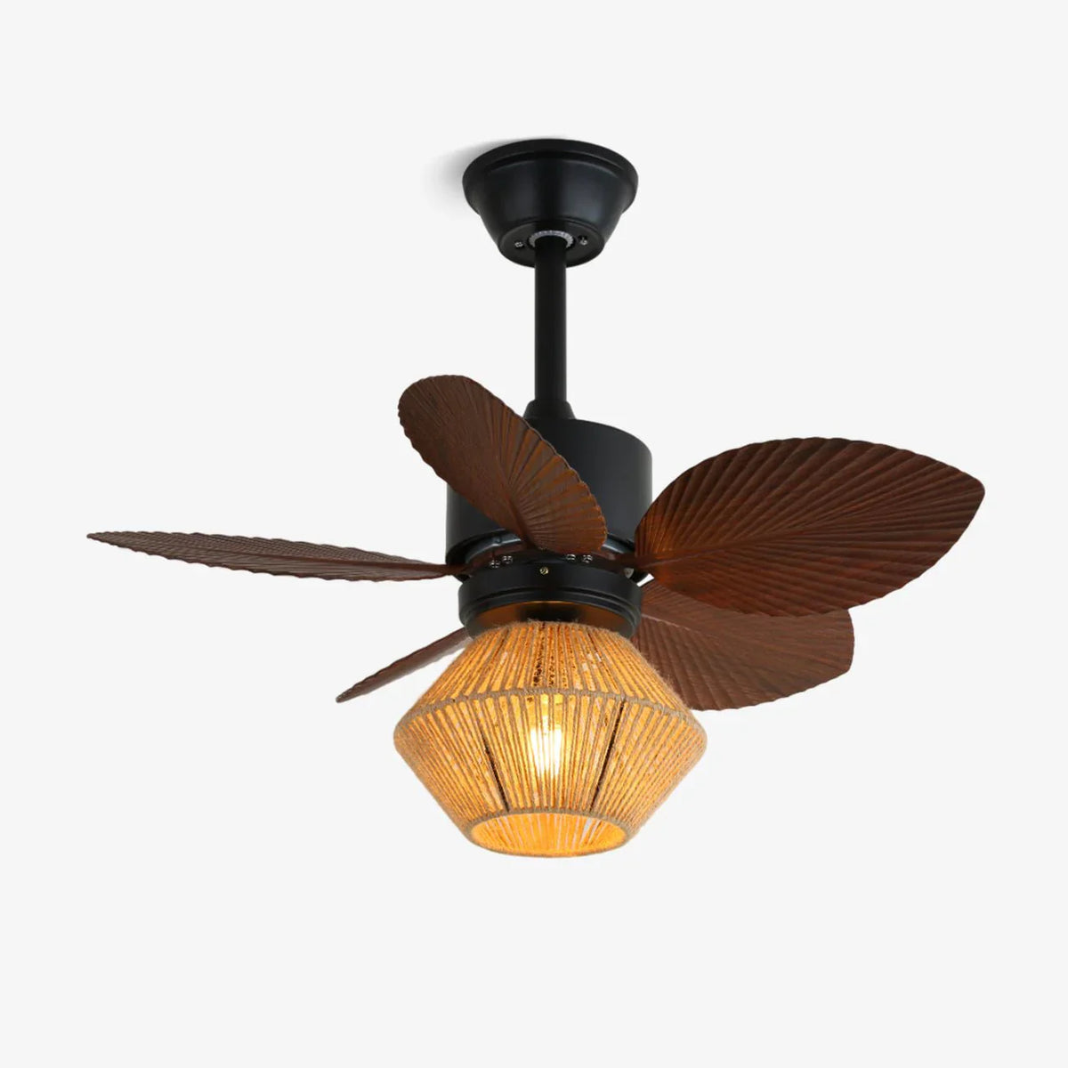 Flora Banana Leaf Ceiling Fan Light - view 16 | Metavaya