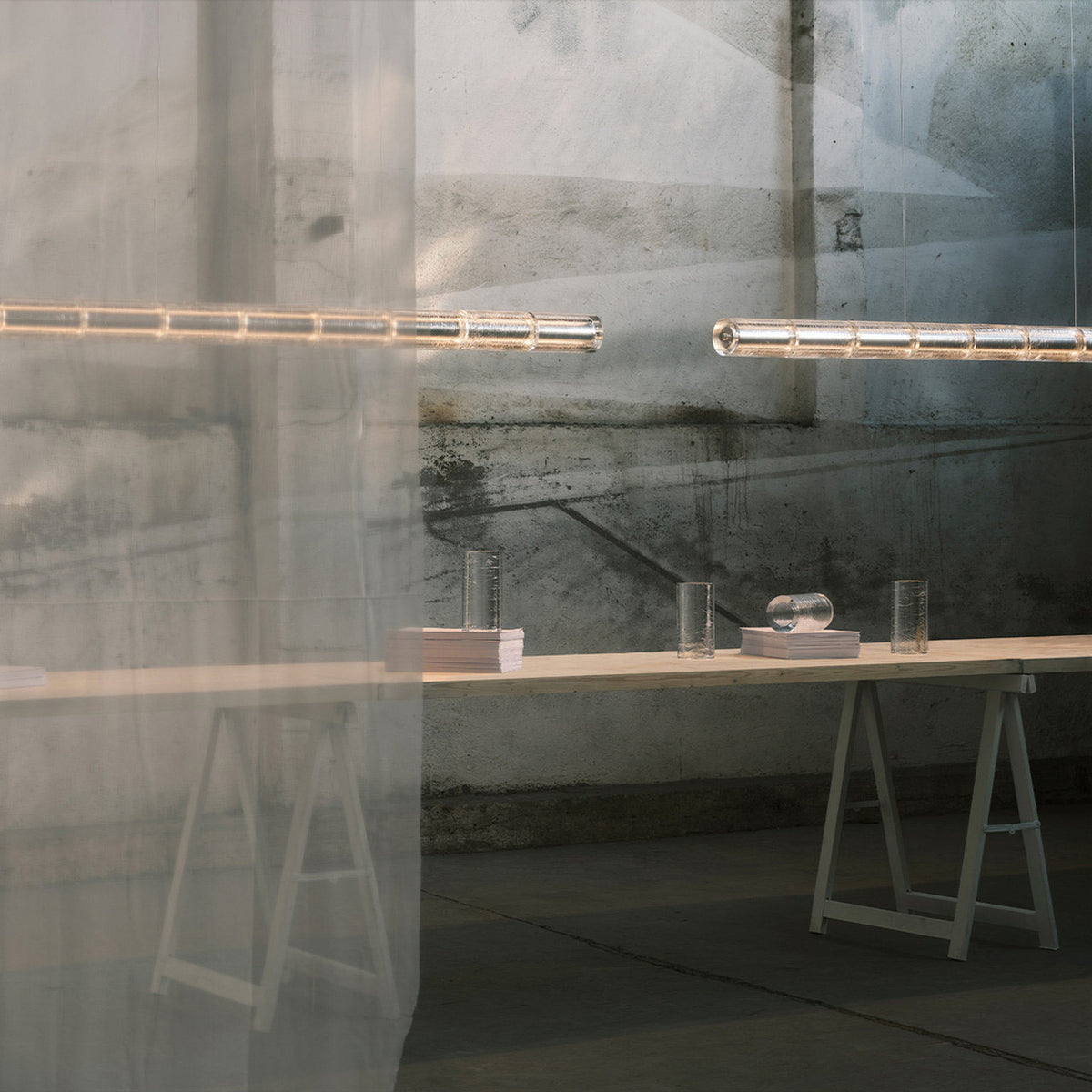 Flos Luce Horizontal Suspension Light - view 4 | Metavaya