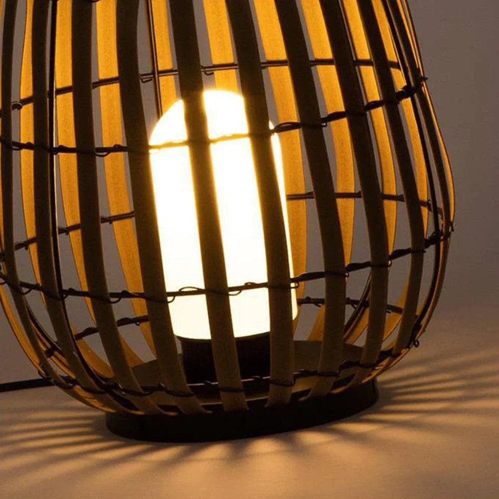 Metavaya Floor lamp Garden Rattan Floor Lamp