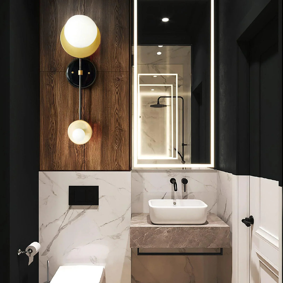 Metavaya Wall light Geometric Composition Wall Light