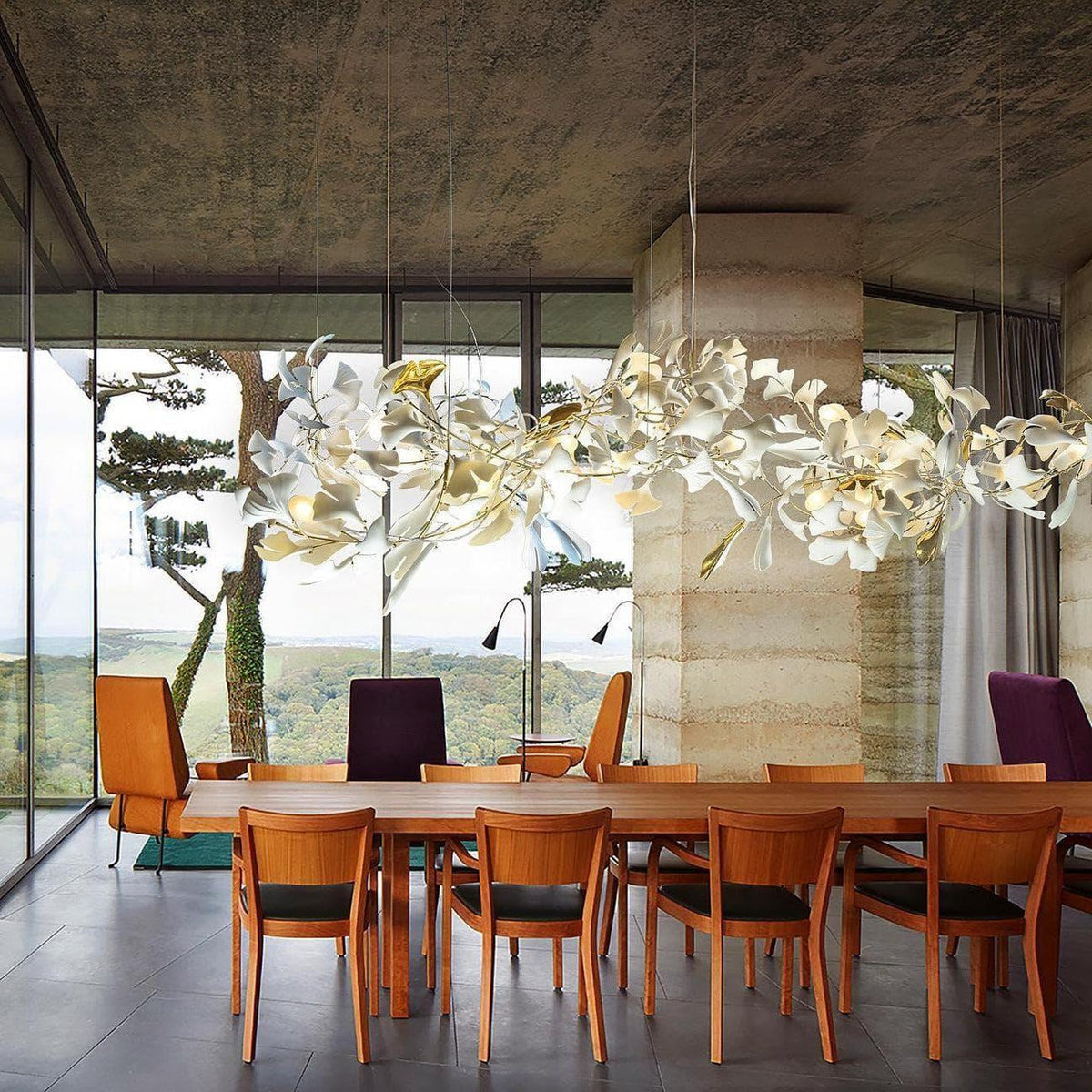 Metavaya Chandelier Gingko Chandelier A