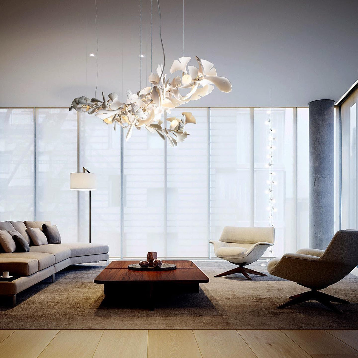 Metavaya Chandelier Gingko Chandelier A