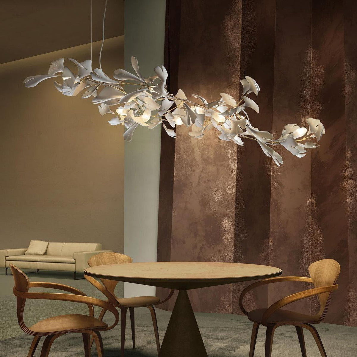 Metavaya Chandelier Gingko Chandelier A