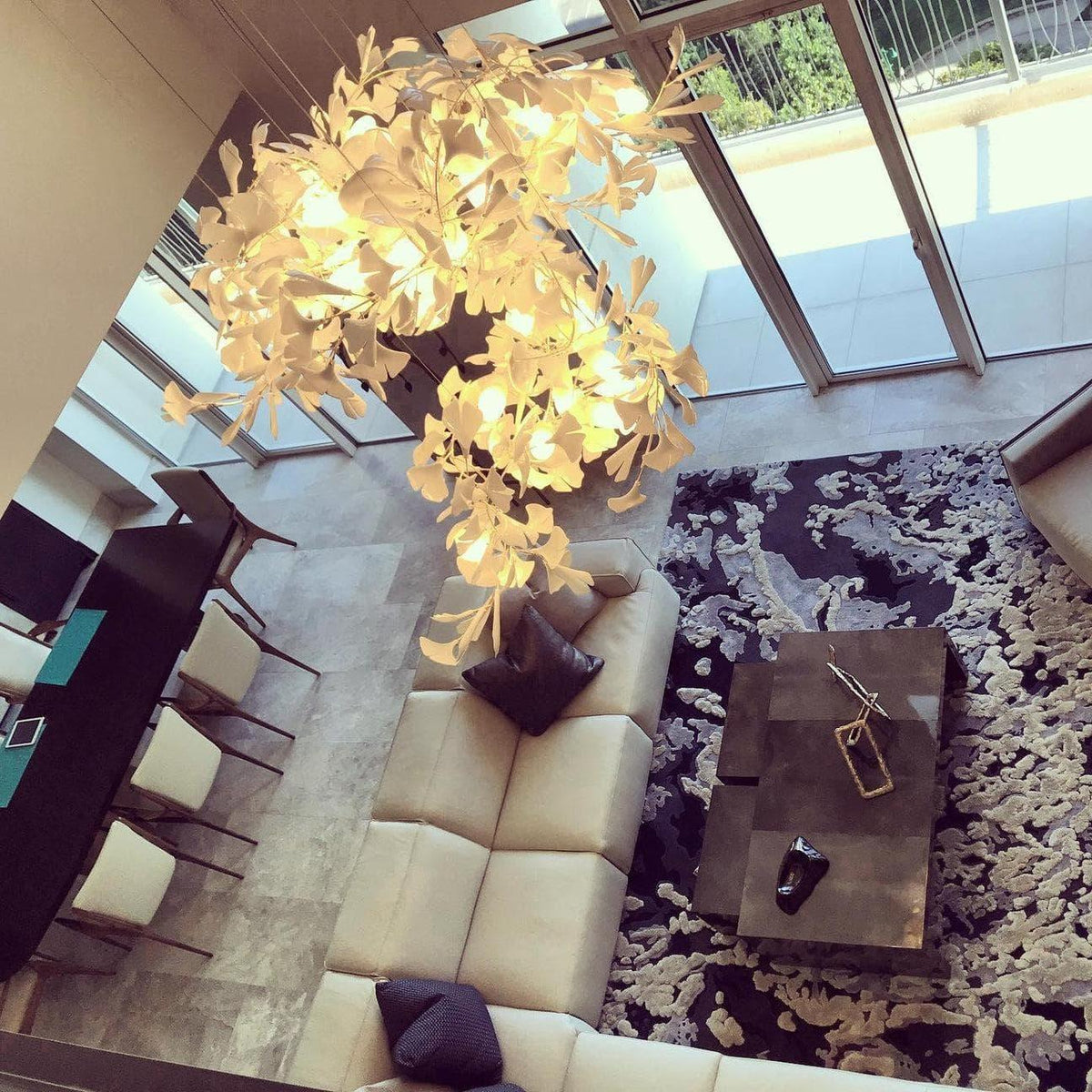 Metavaya Chandelier Gingko Chandelier A