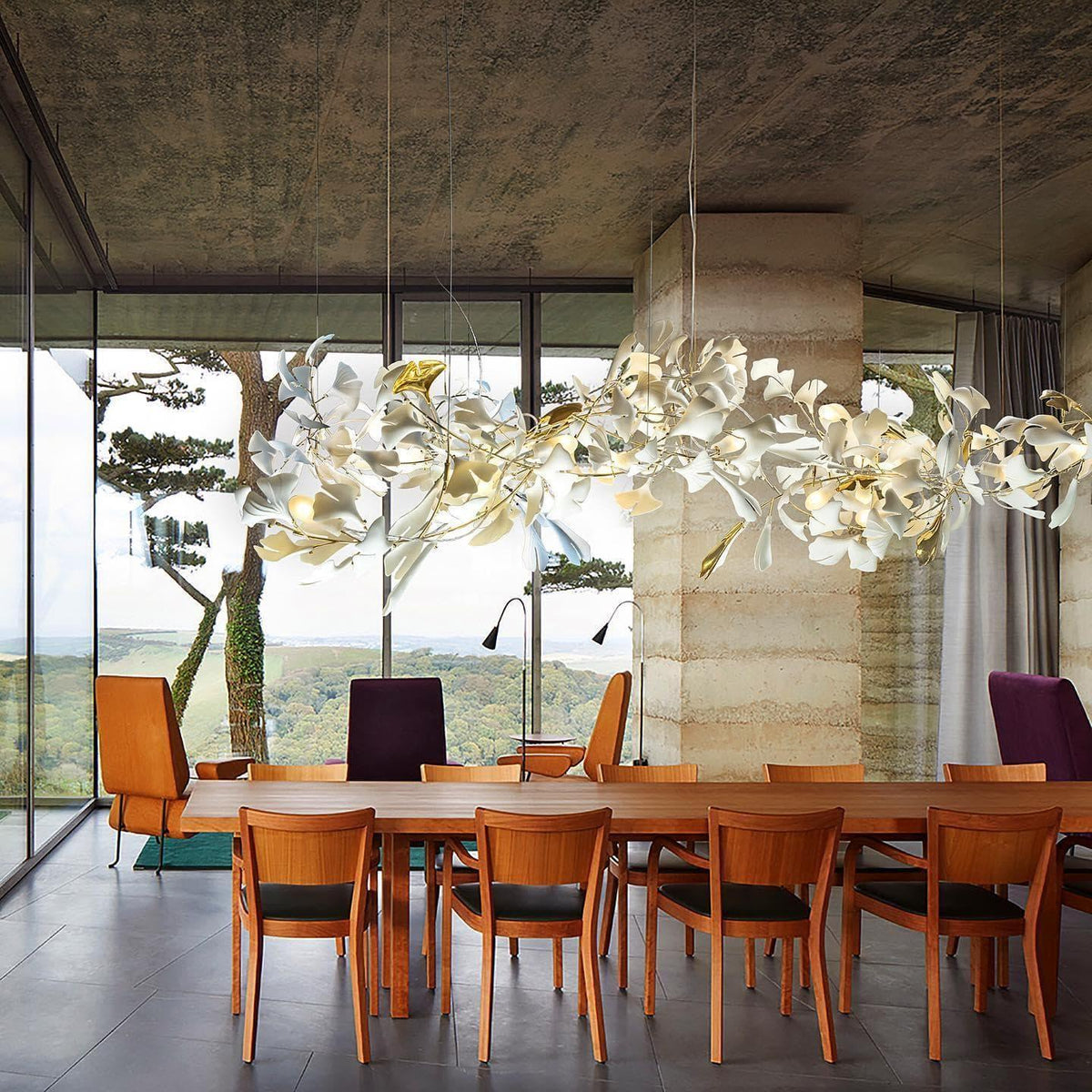 Metavaya Chandelier Gingko Chandelier A