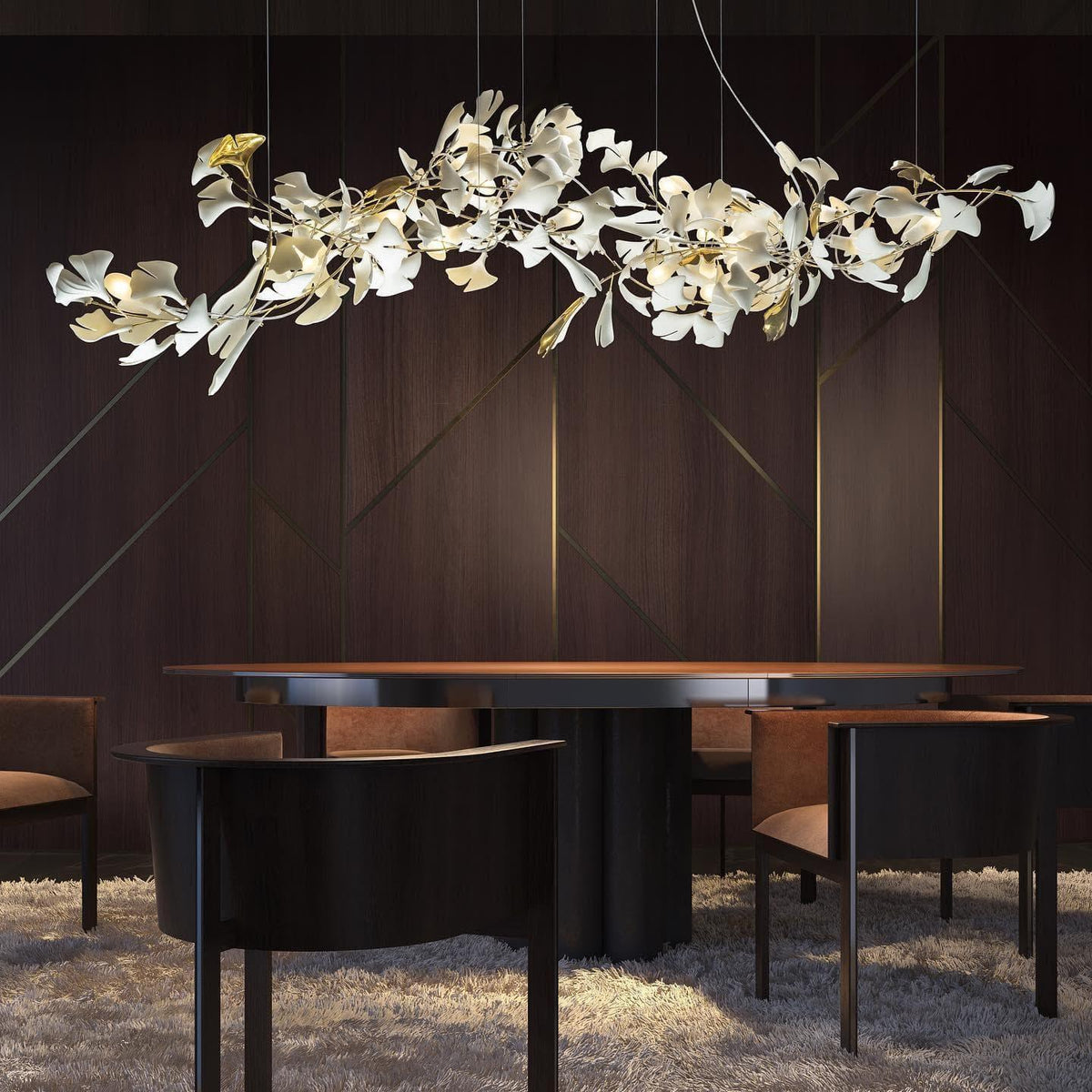 Metavaya Chandelier Gingko Chandelier A