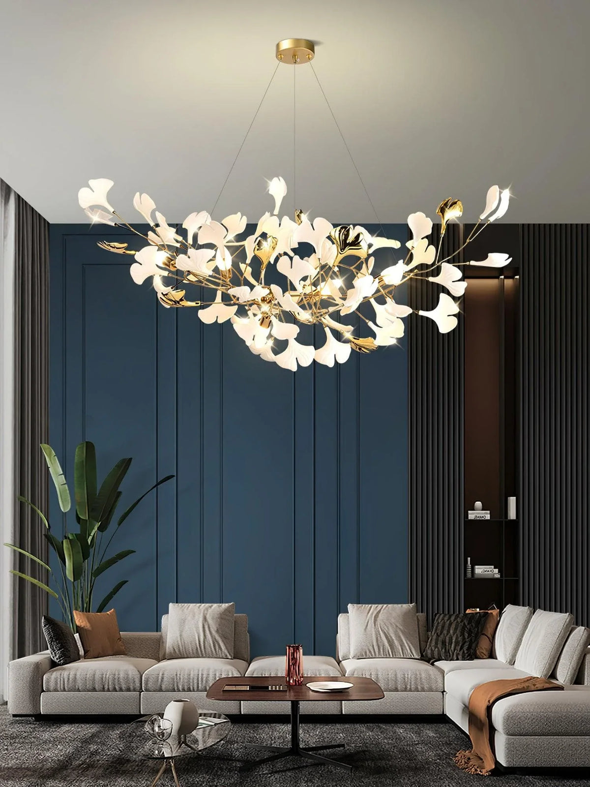 Metavaya Chandelier Gingko Chandelier B
