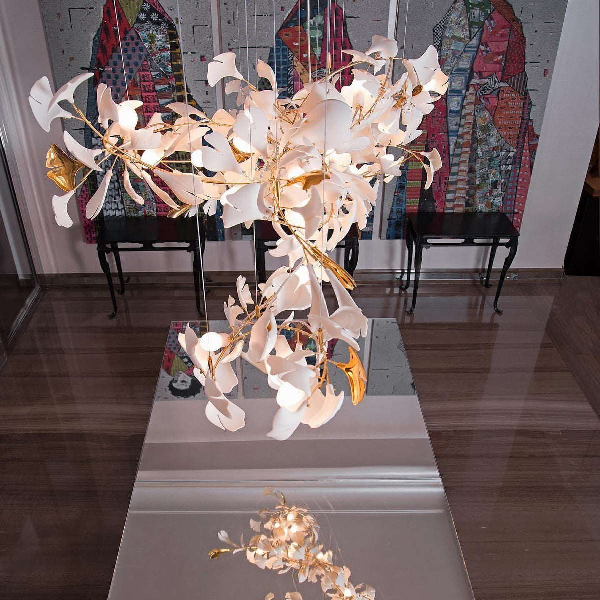 Metavaya Chandelier Gingko Chandelier A