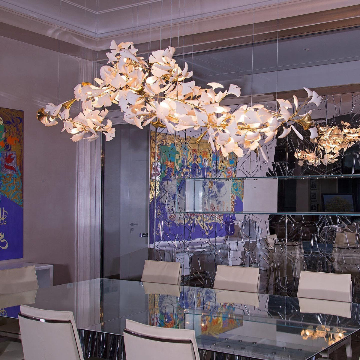 Metavaya Chandelier Gingko Chandelier A