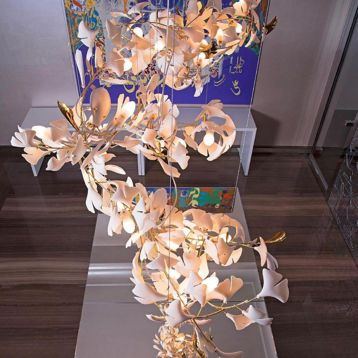 Metavaya Chandelier Gingko Chandelier A