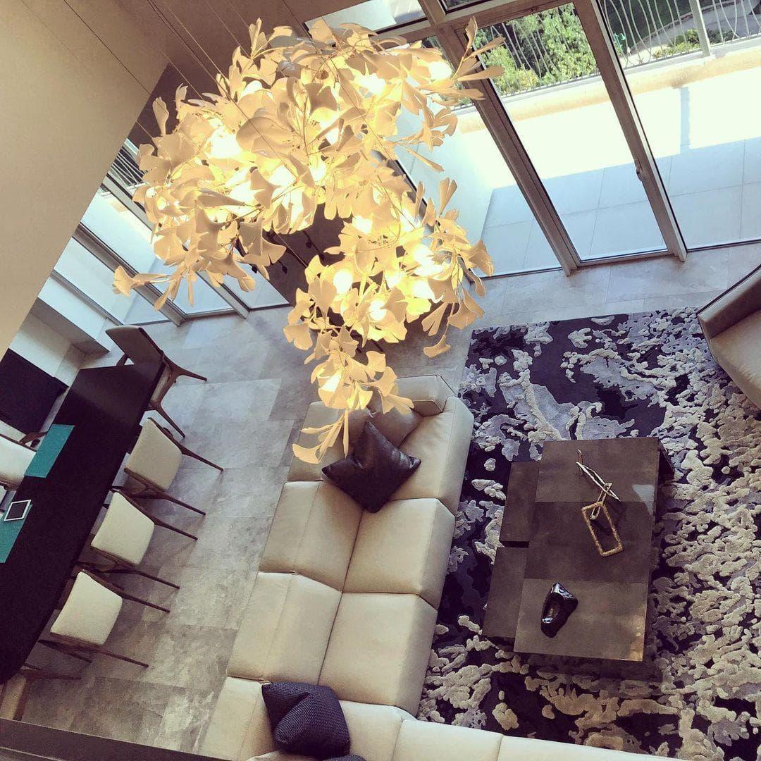 Metavaya Chandelier Gingko Chandelier B