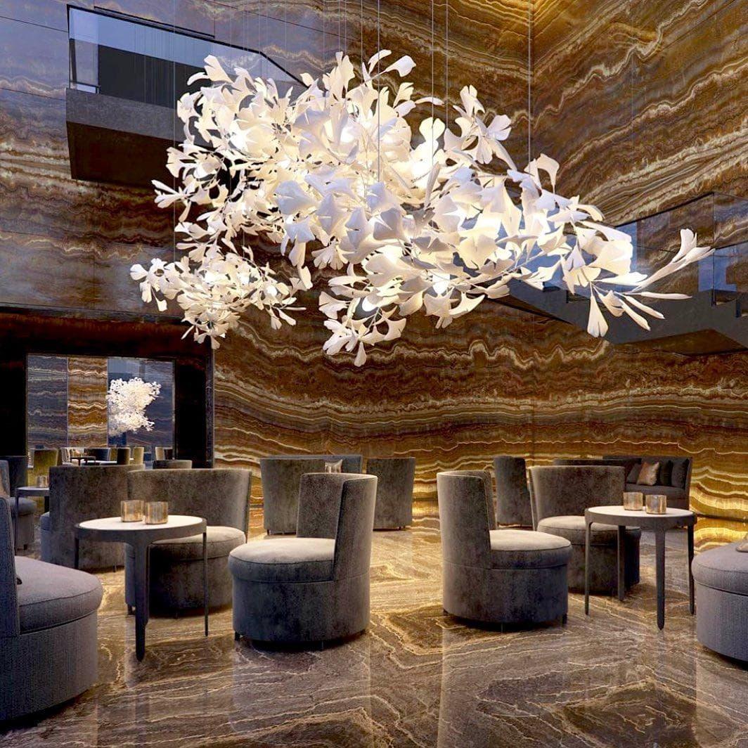 Metavaya Chandelier Gingko Chandelier B