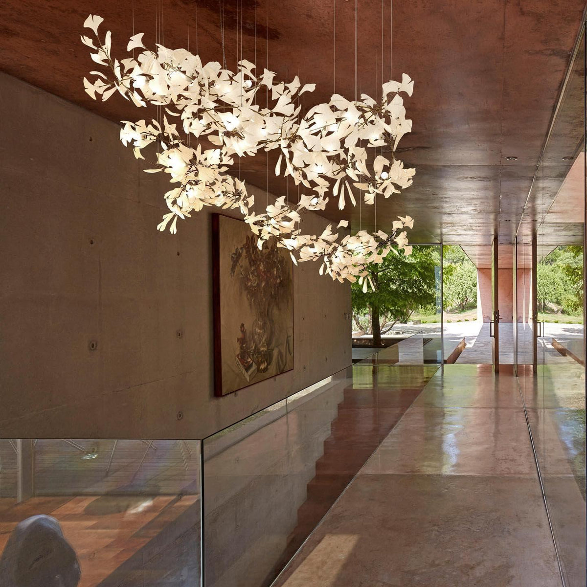 Metavaya Chandelier Gingko Chandelier C