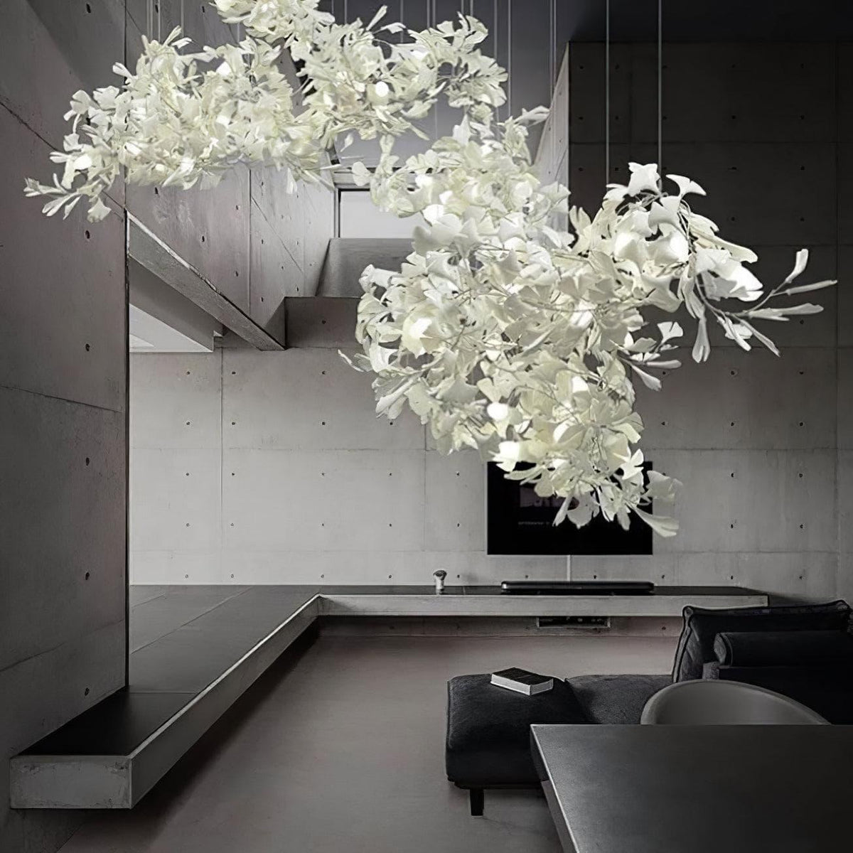 Metavaya Chandelier Gingko Chandelier C