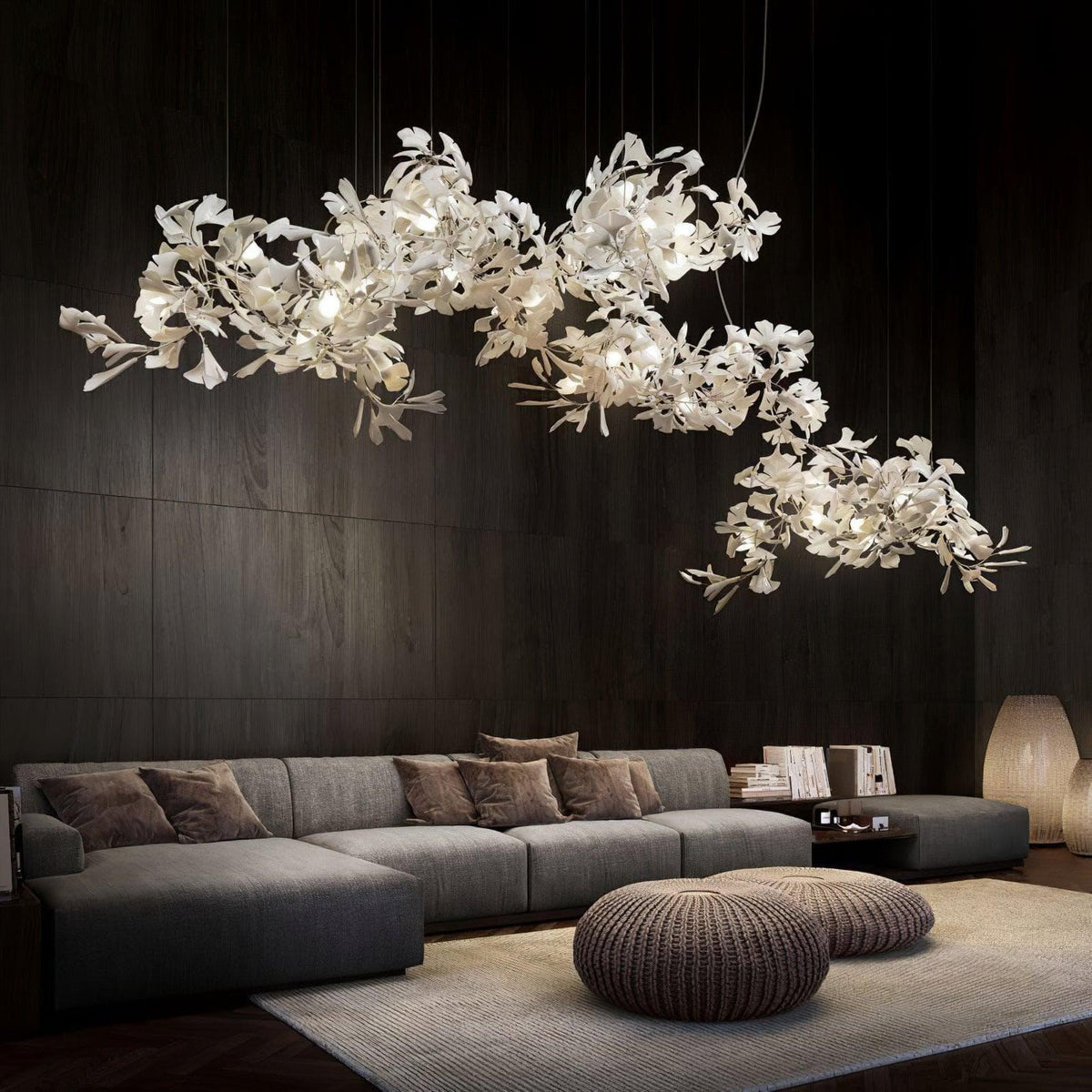 Metavaya Chandelier Gingko Chandelier C