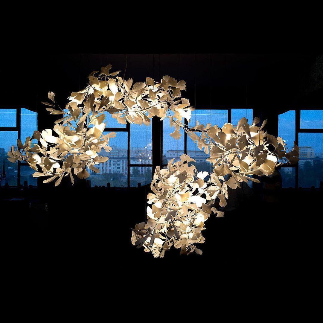 Metavaya Chandelier Gingko Chandelier C