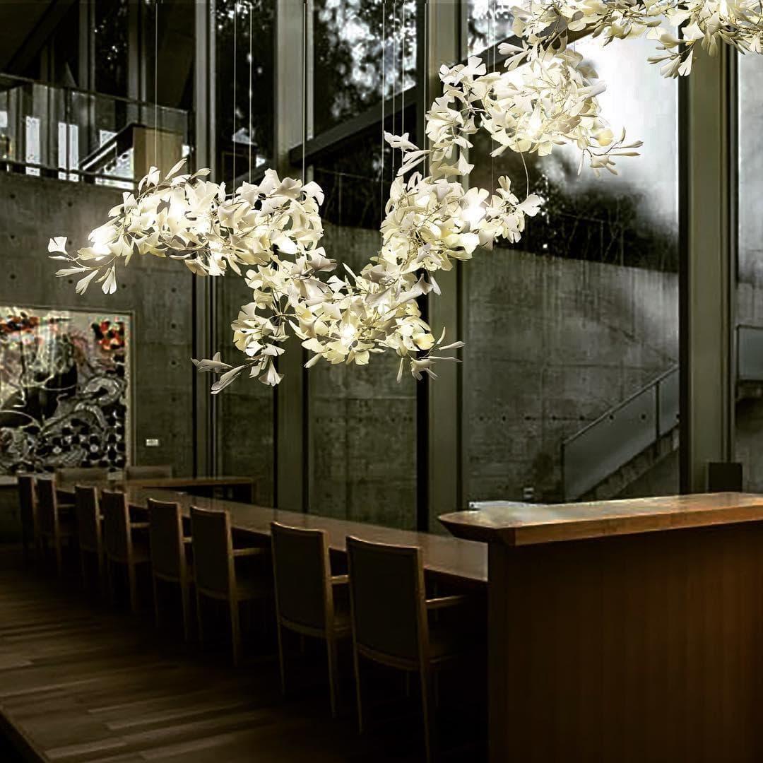 Metavaya Chandelier Gingko Chandelier C