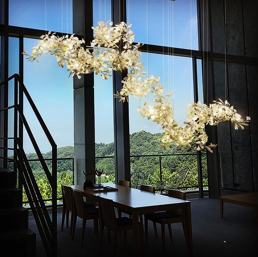 Metavaya Chandelier Gingko Chandelier C