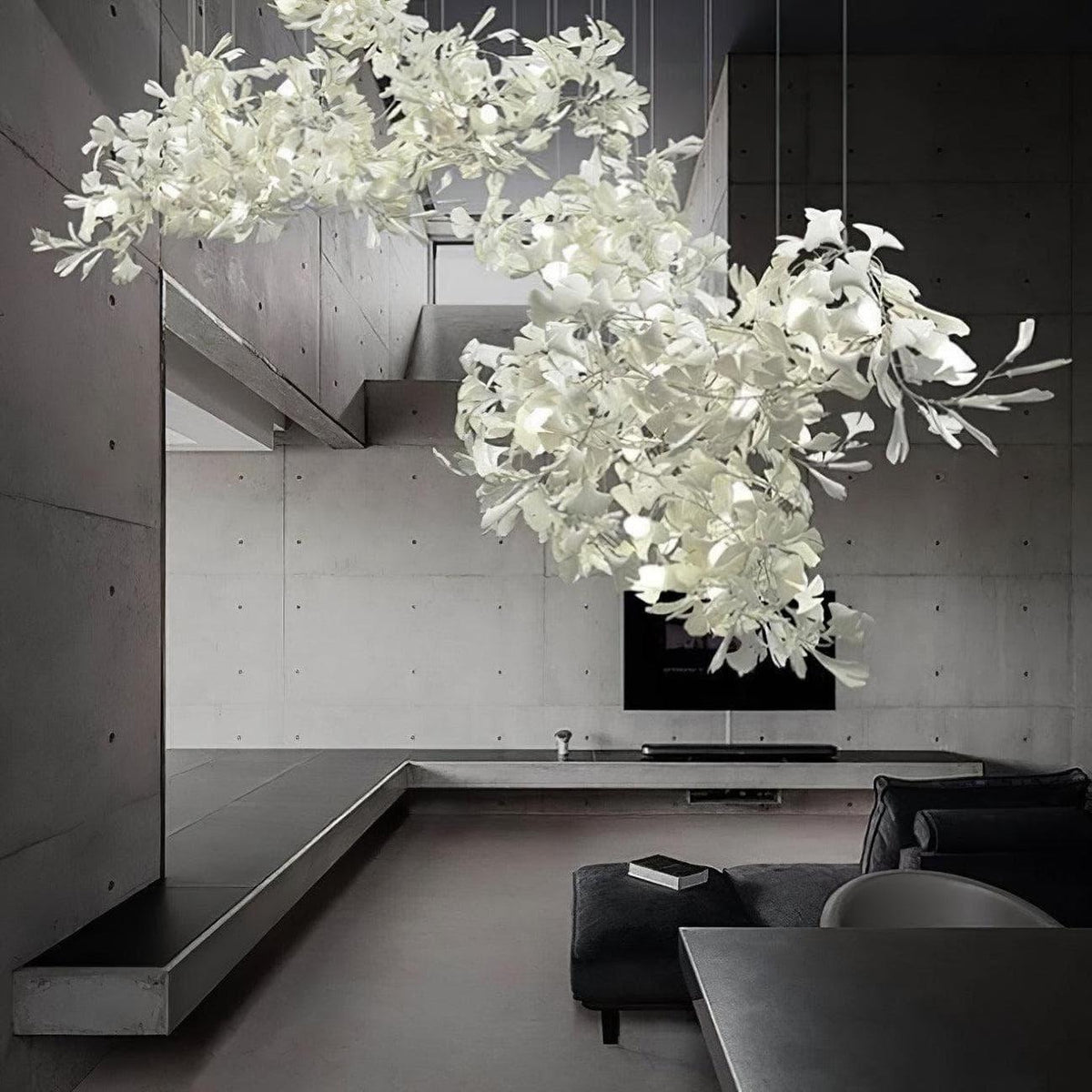 Metavaya Chandelier Gingko Chandelier C