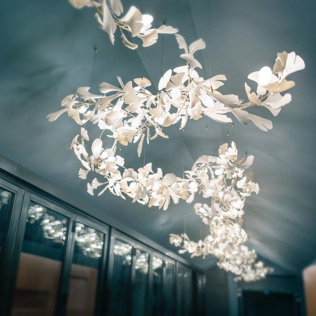 Metavaya Chandelier Gingko Chandelier C