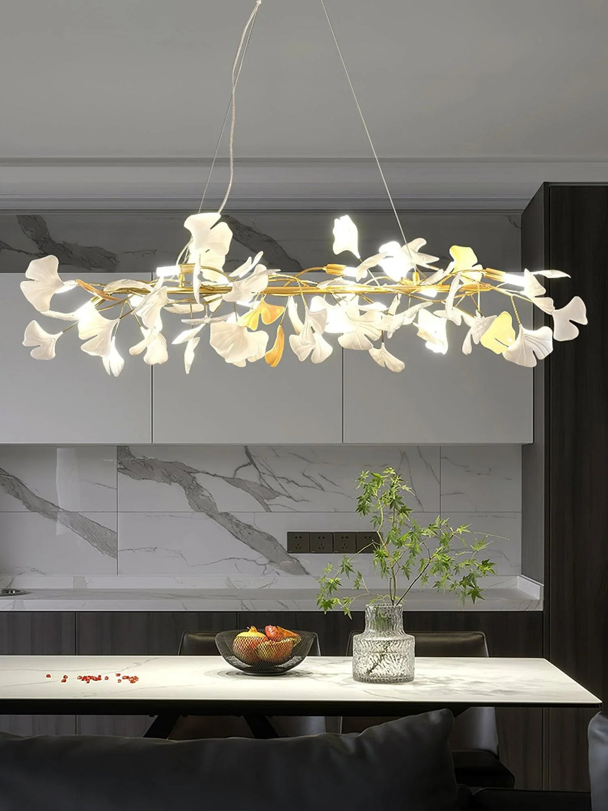 Metavaya Chandelier Gingko Chandelier M