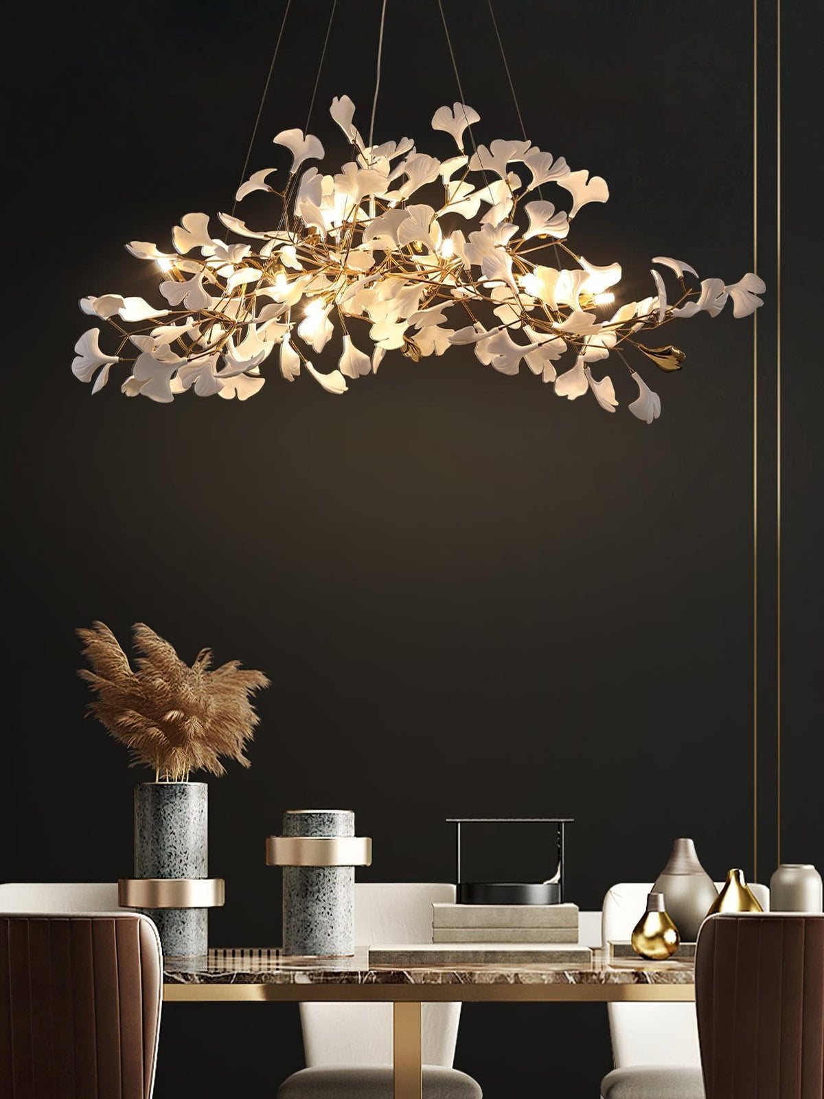 Metavaya Chandelier Gingko Chandelier N
