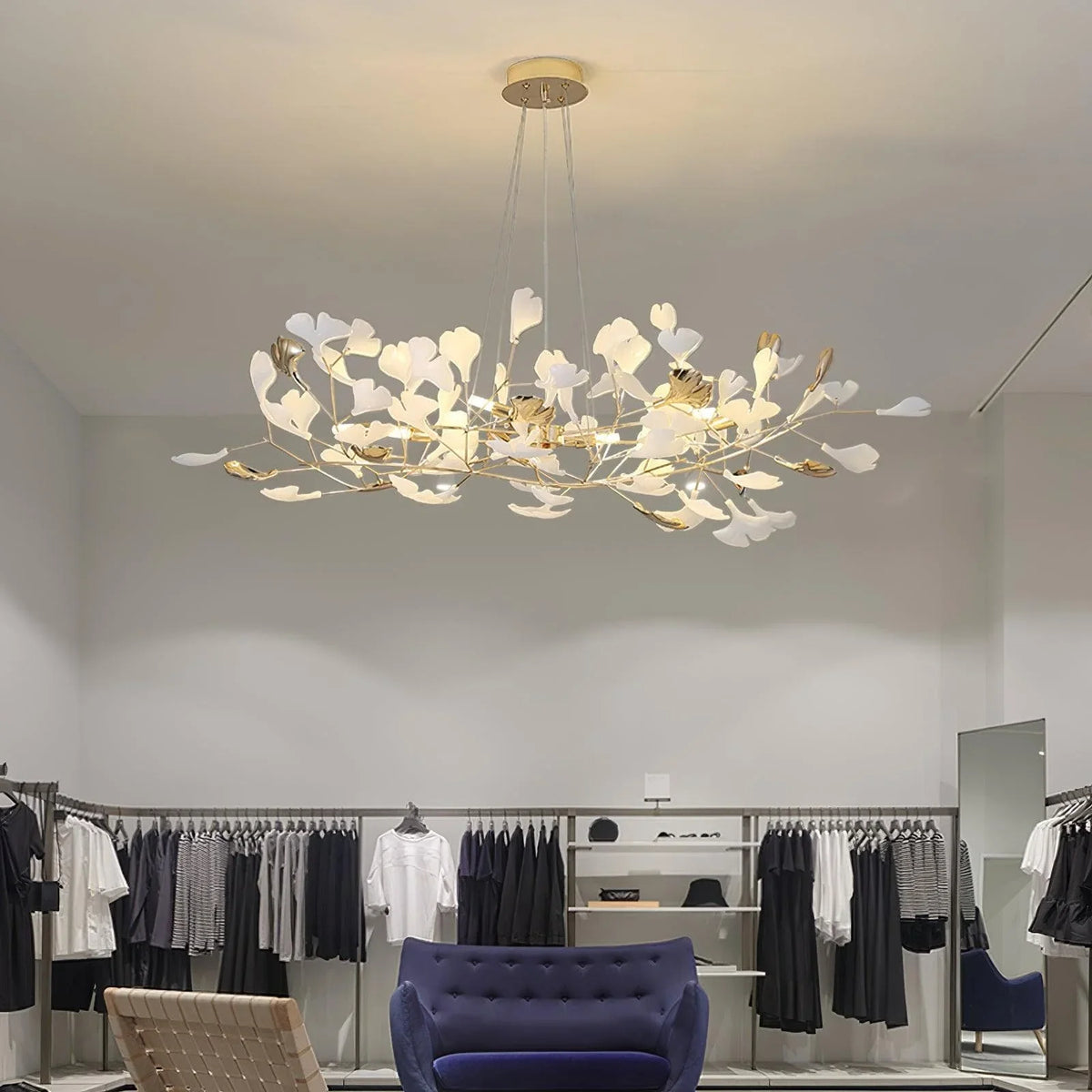 Metavaya Chandelier Gingko Chandelier N