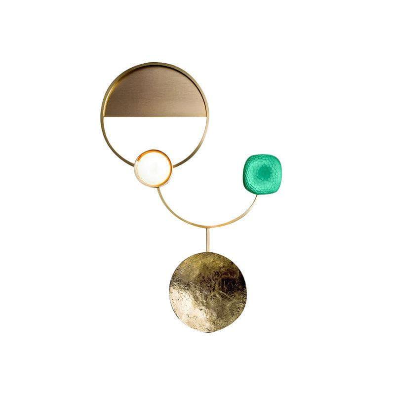Metavaya Wall light W 42cm x H 59cm / W 16.5″ x H 23.2″ / Brass / Warm Light Gioielli Wall Light 6938617818944 M2023120806-5 Joyeli Wall Lamp | Design Lamp
