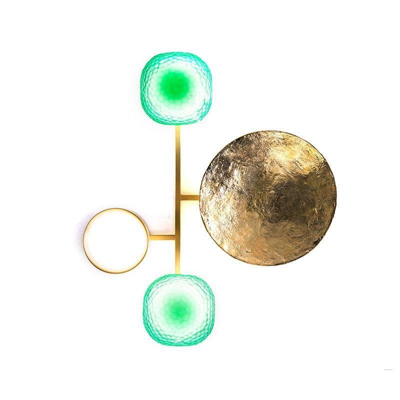 Metavaya Wall light W 42cm x H 45cm / W 16.5″ x H 17.7″ / Brass / Warm Light Gioielli Wall Light 6938617818920 M2023120806-3 Joyeli Wall Lamp | Design Lamp