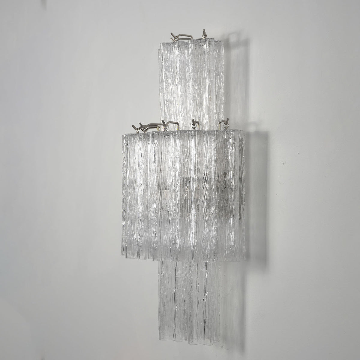 Glacier Tier Glass Wall Light - view 12 | Metavaya