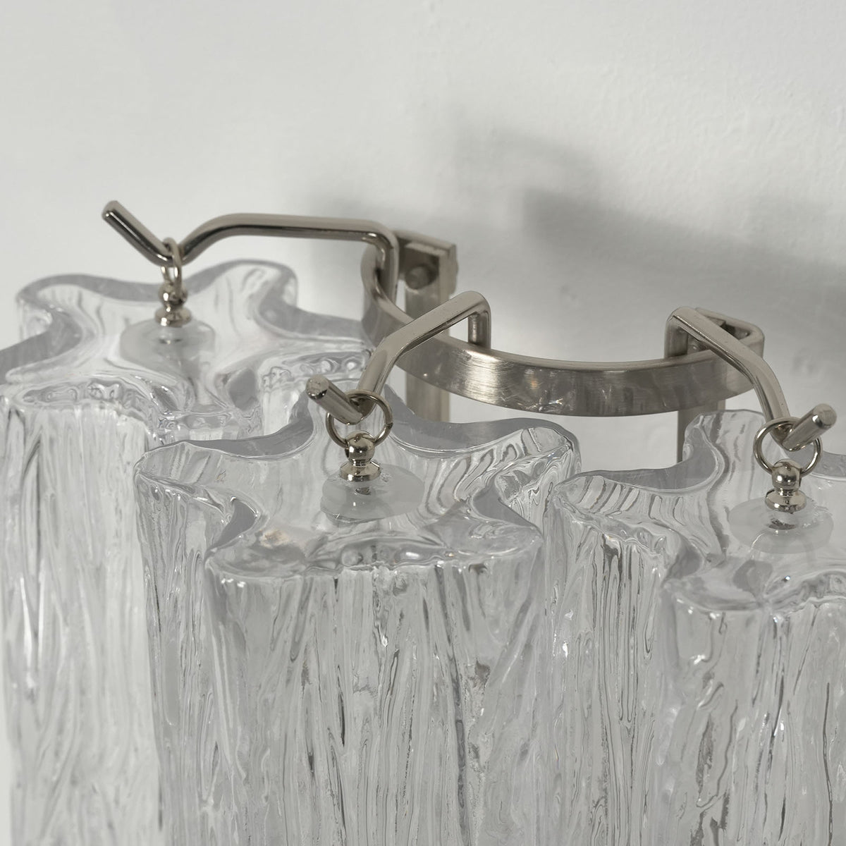 Glacier Tier Glass Wall Light - view 23 | Metavaya
