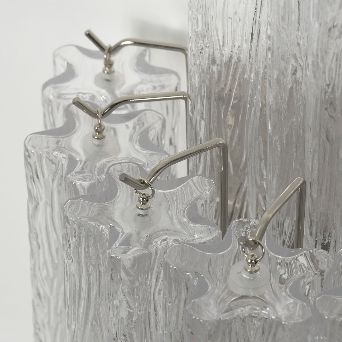 Glacier Tier Glass Wall Light - view 24 | Metavaya