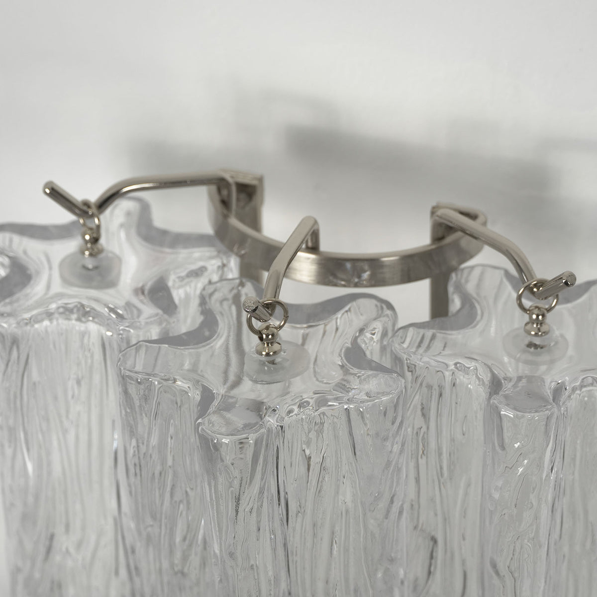 Glacier Tier Glass Wall Light - view 22 | Metavaya
