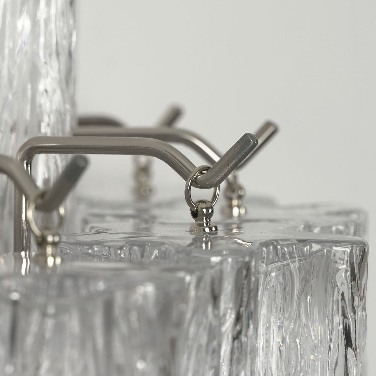 Glacier Tier Glass Wall Light - view 8 | Metavaya
