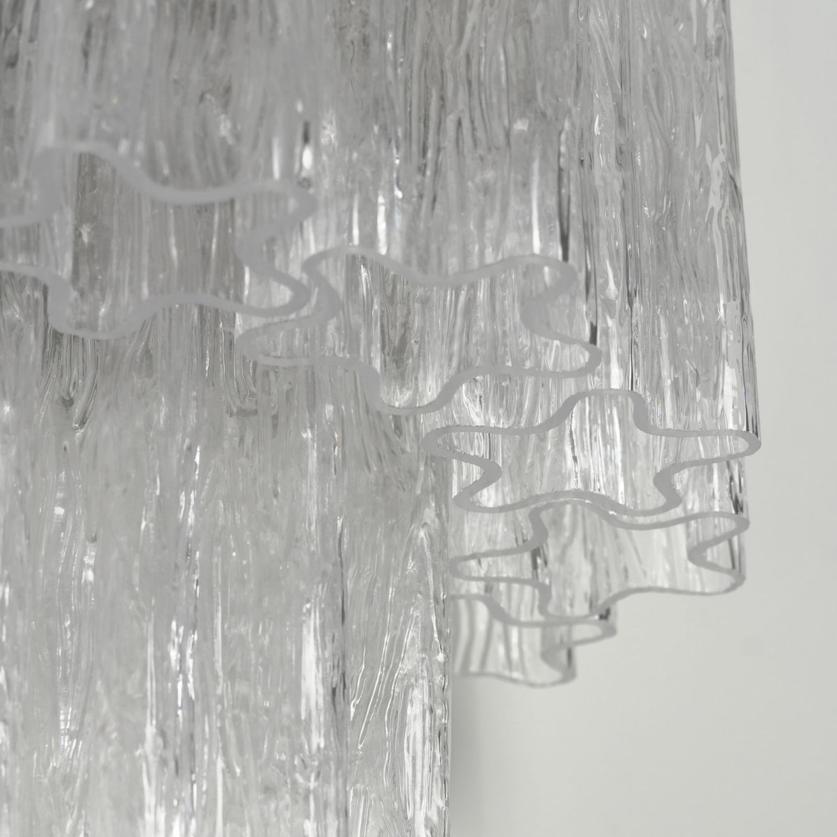 Glacier Tier Glass Wall Light - view 25 | Metavaya