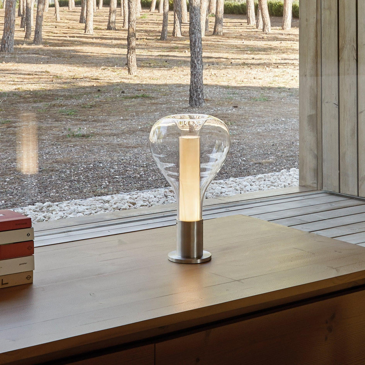 Metavaya Table lamp Glass Beaker Table Lamp