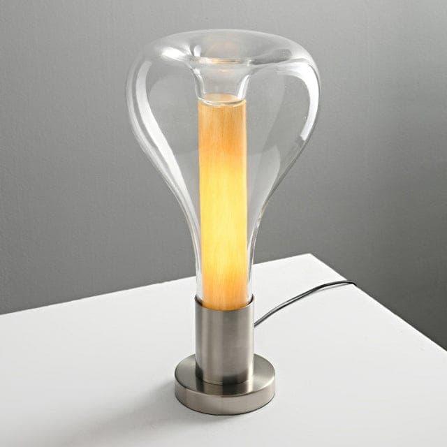 Metavaya Table lamp Dia 22cm x H 42cm / ∅ 8.6″ x H 16.5″ / Clear / US plug Glass Beaker Table Lamp 6938617811624 M2023110304-5