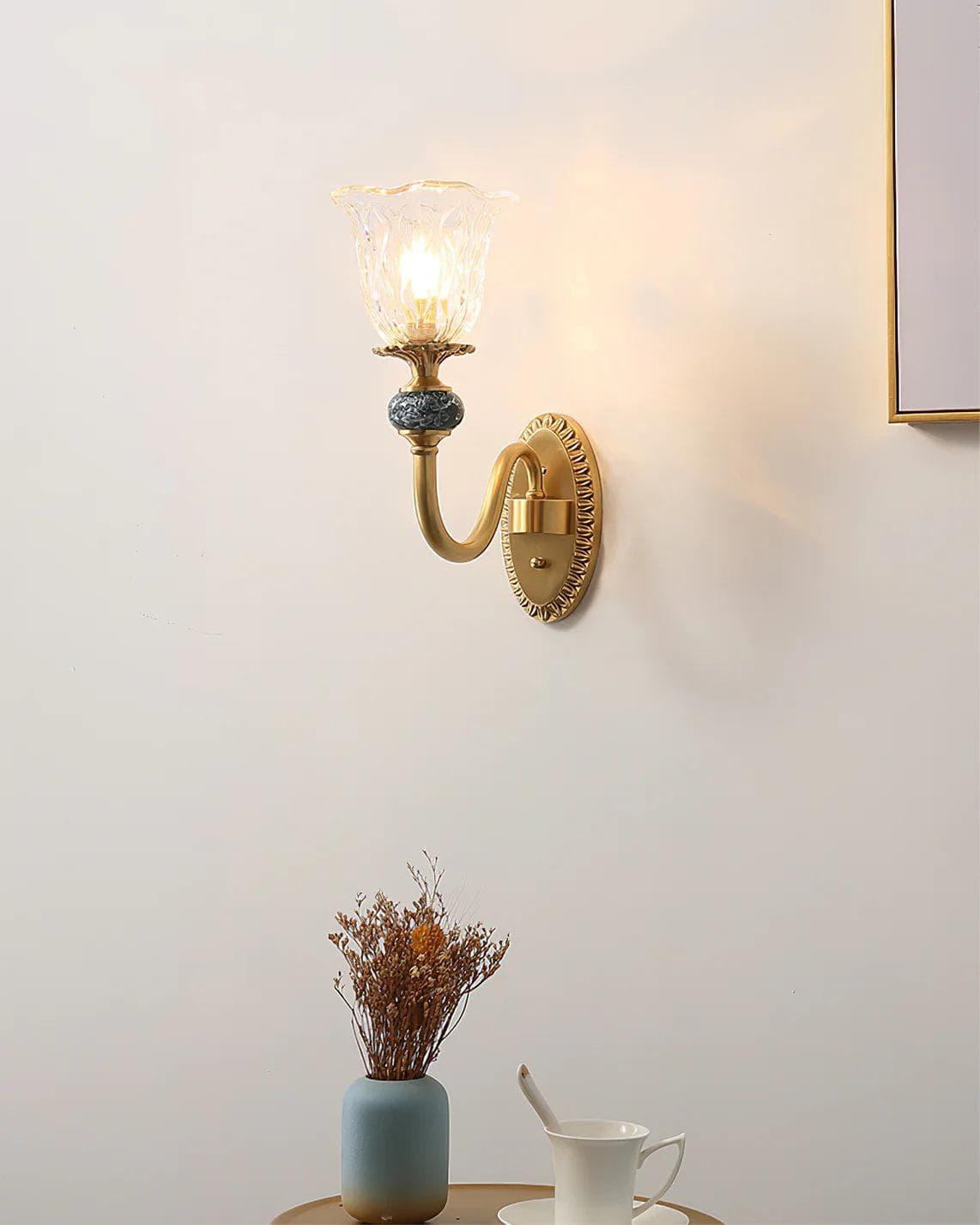 Metavaya Wall lamp Glass Ceramic Wall Lamp