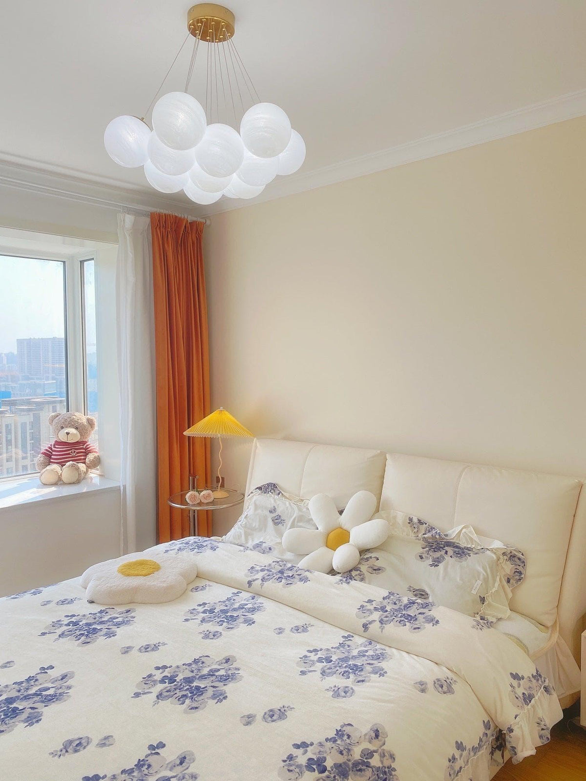 Metavaya Chandelier Glass Cluster Chandelier
