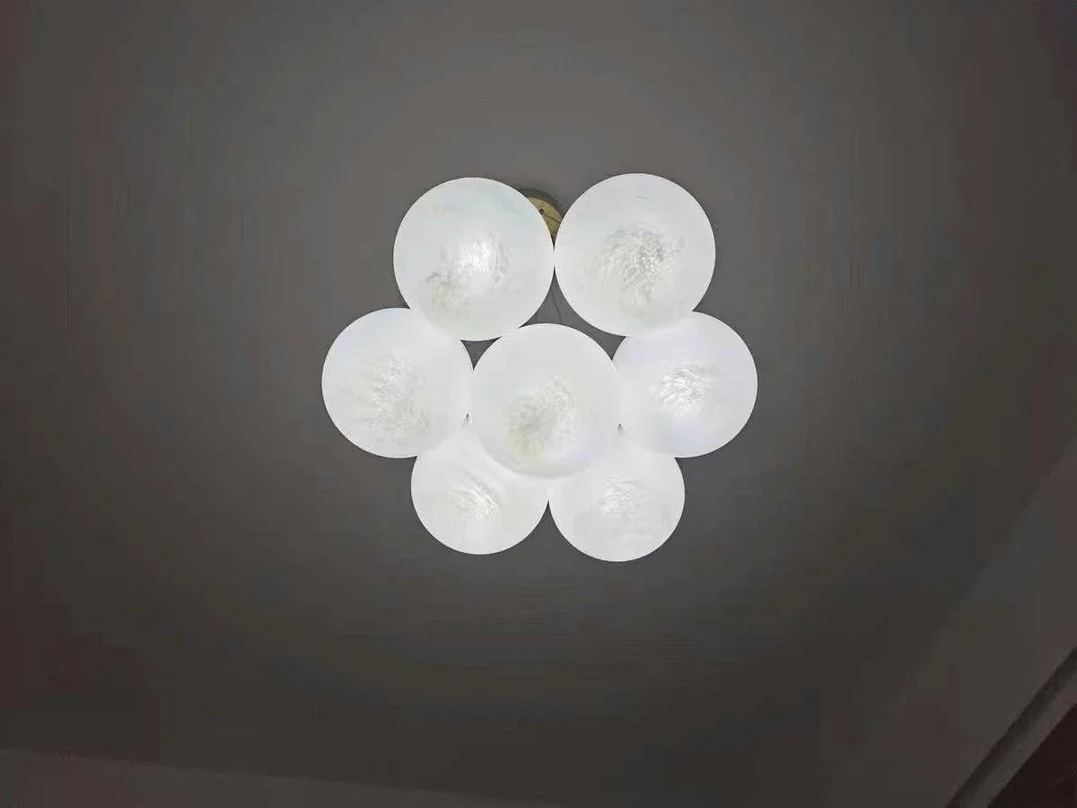 Metavaya Chandelier Glass Cluster Chandelier