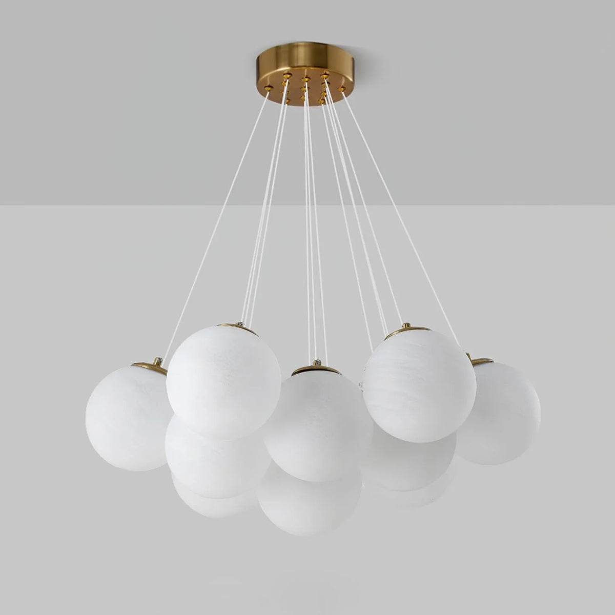 Metavaya Chandelier Glass Cluster Chandelier
