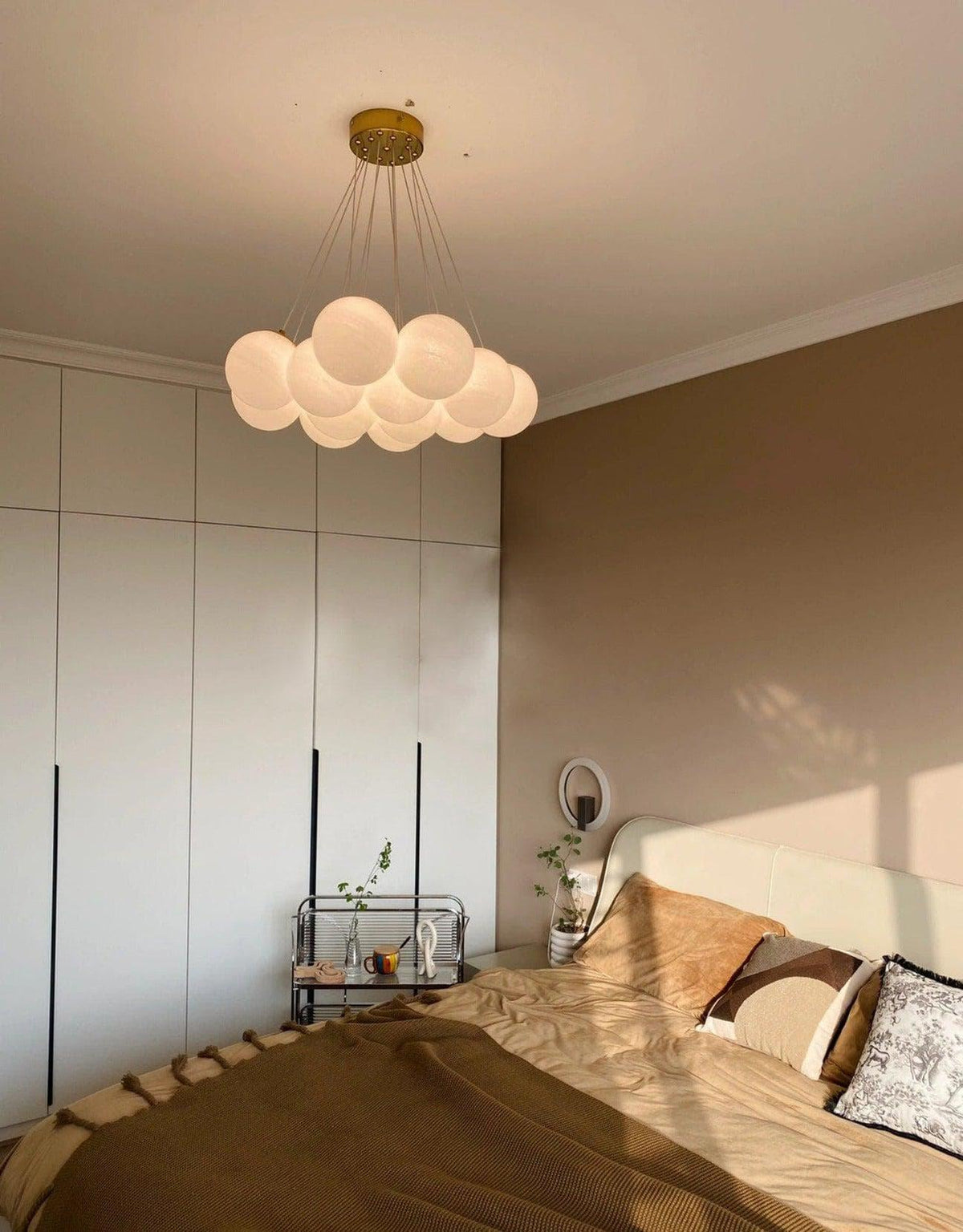 Metavaya Chandelier Glass Cluster Chandelier