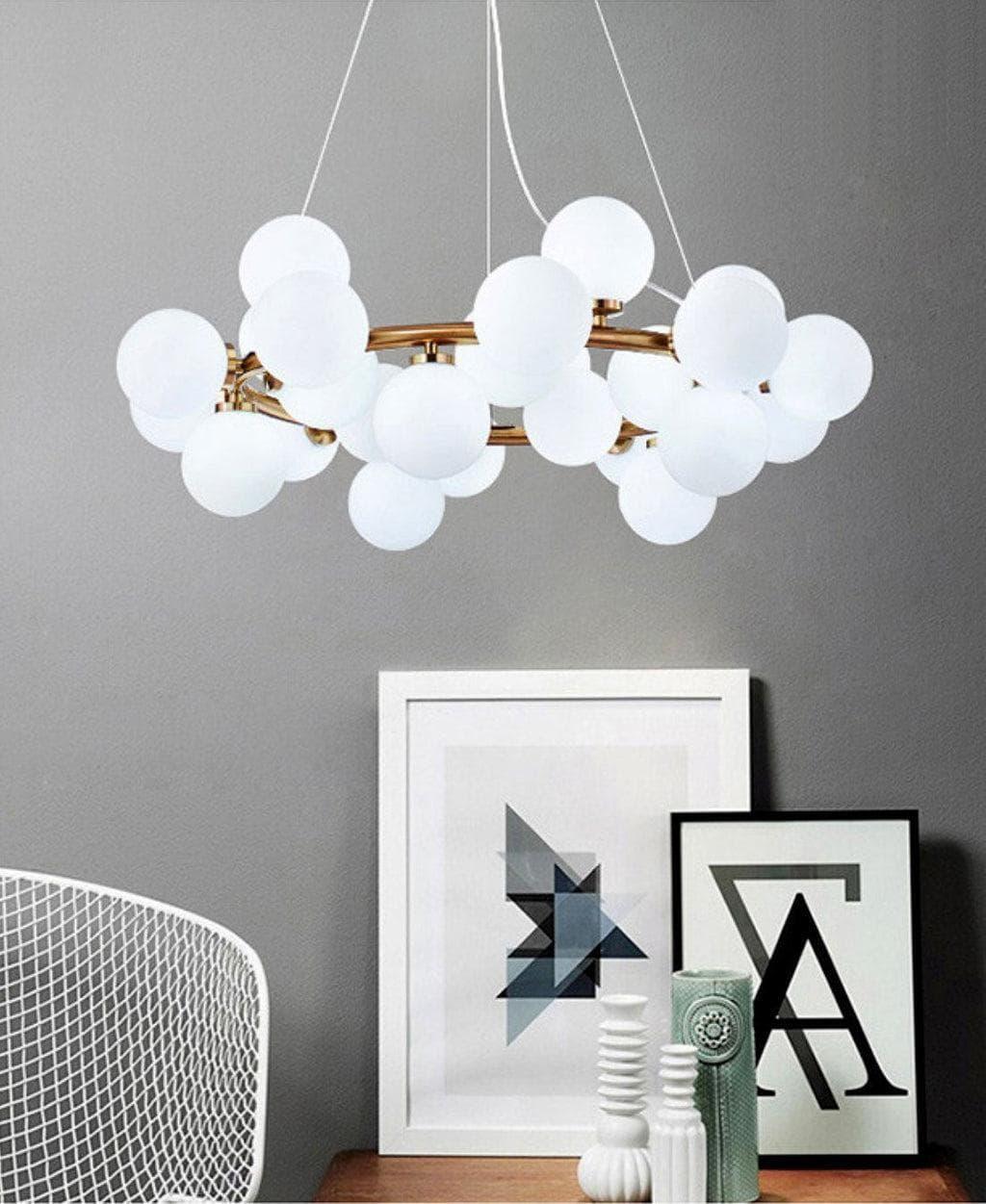 Metavaya Chandelier Glass Globe Chandelier Glass Ball Chandelier | Discount Sale