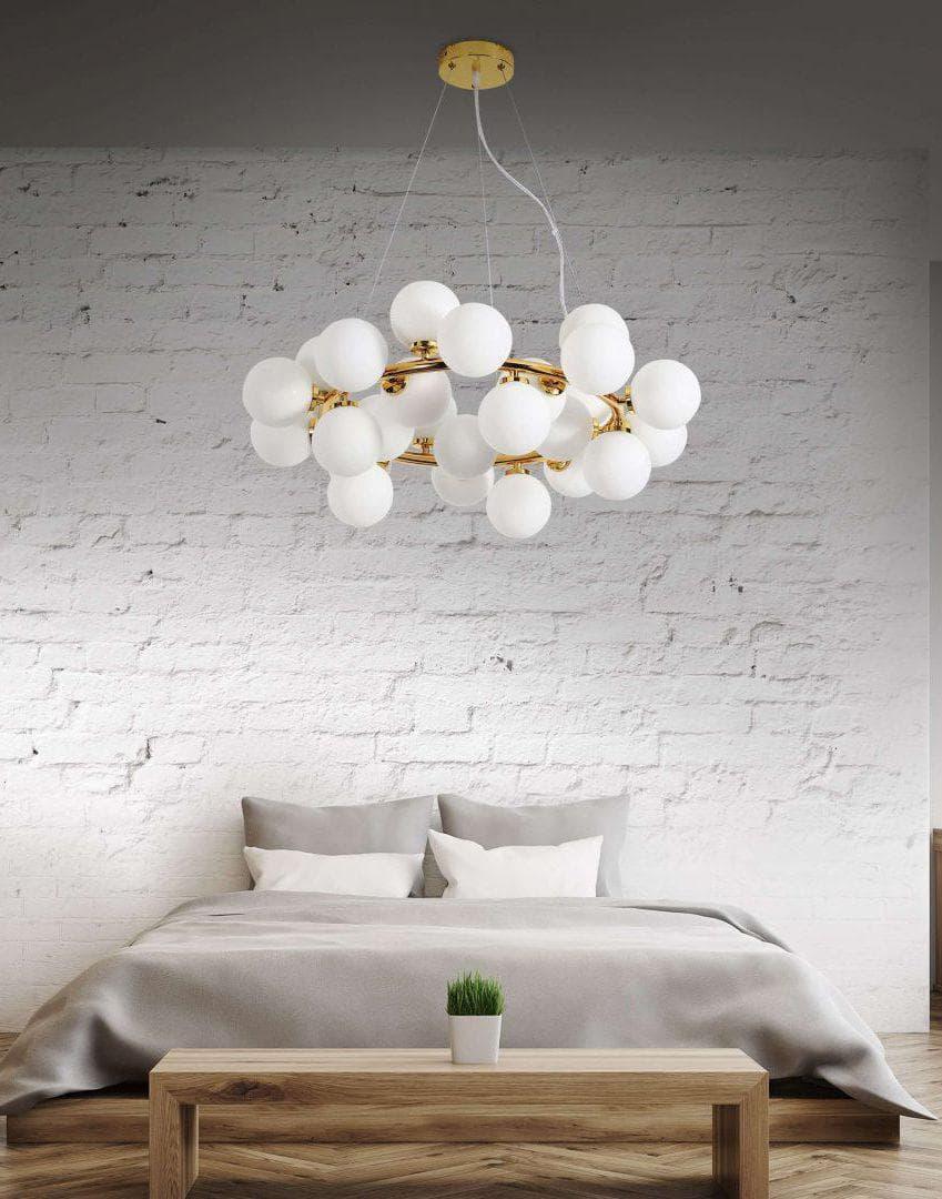 Metavaya Chandelier Glass Globe Chandelier Glass Ball Chandelier | Discount Sale