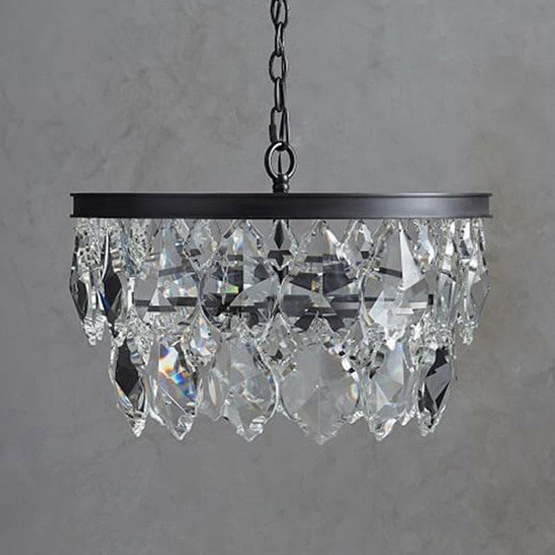Metavaya chandelier Golden beveled glass crystal chandelier