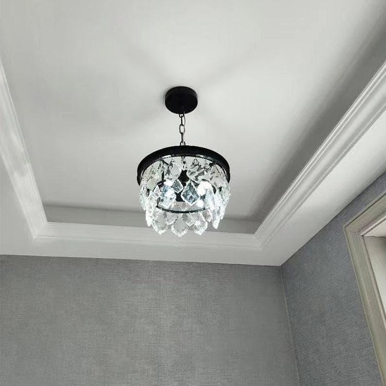 Metavaya chandelier Golden beveled glass crystal chandelier